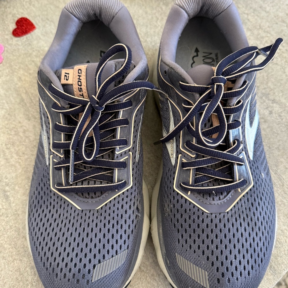 Brooks Running Cushion Neutral, purple/silver, Size: 8.5